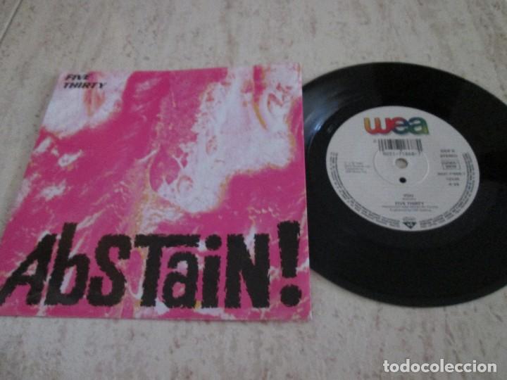 Discos de vinilo: FIVE THIRTY - Abstain / You. German Edition Single. Solid Center. 1990. Good Condition - Foto 1