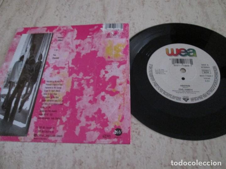 Discos de vinilo: FIVE THIRTY - Abstain / You. German Edition Single. Solid Center. 1990. Good Condition - Foto 2