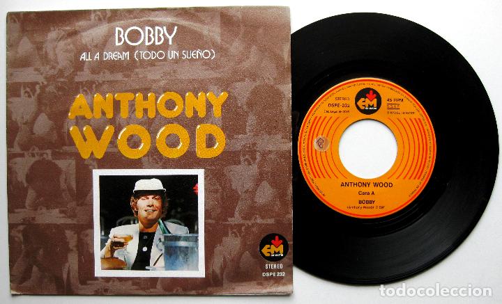 Discos de vinilo: Anthony Wood - Bobby - Single Edi-Master 1978 BPY - Foto 1