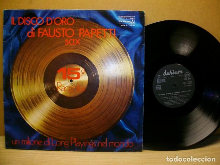 Discos de vinilo: Fausto Papetti &ndash; 15a Raccolta IL DISCO DORO LP - Foto 1