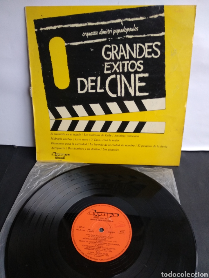 Discos de vinilo: *DIMITRI PAPADOPOULOS, &Eacute;XITOS DEL CINE, SPAIN, OLIMPO, 1975 - Foto 1