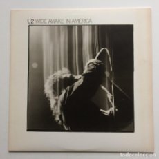 Discos de vinilo: U2 ‎– WIDE AWAKE IN AMERICA USA,1985 ISLAND RECORDS