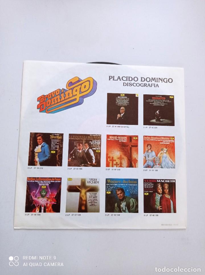 Discos de vinilo: DISCO LP PLACIDO DOMINGO, BRAVO DOMINGO - Foto 3