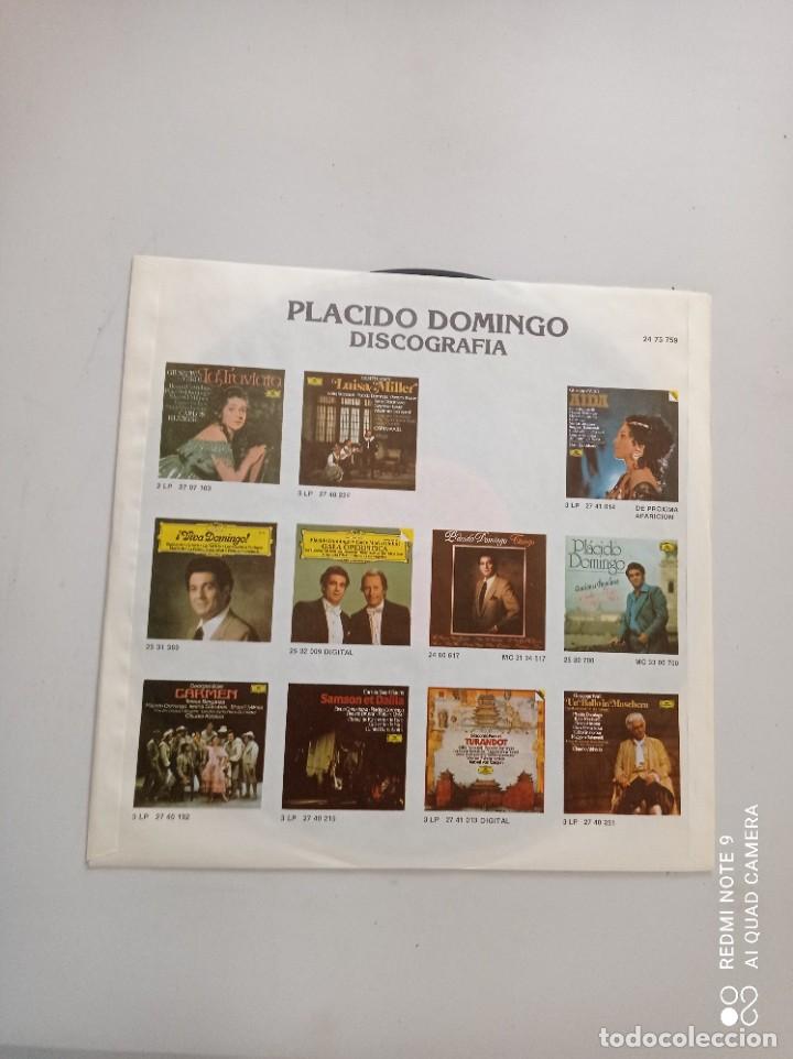 Discos de vinilo: DISCO LP PLACIDO DOMINGO, BRAVO DOMINGO - Foto 4