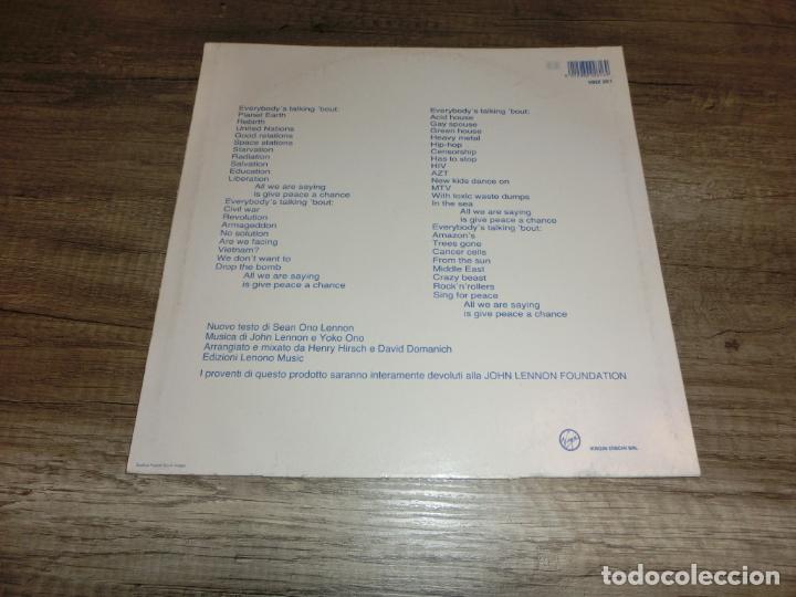 Discos de vinilo: GIVE PEACE A CHANCE - VARIOUS ARTISTS - Foto 2