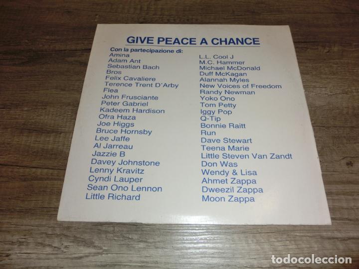 Discos de vinilo: GIVE PEACE A CHANCE - VARIOUS ARTISTS - Foto 1