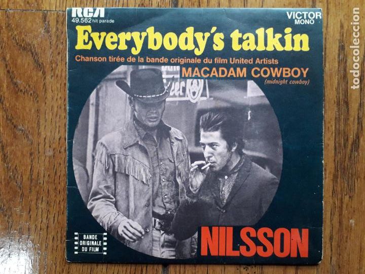 Discos de vinilo: Nilsson - everybodys talkin + dont leave me - Foto 1