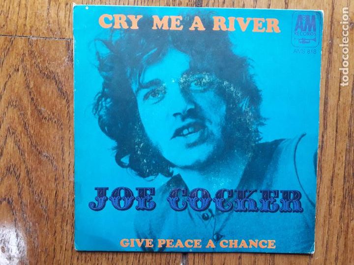 Discos de vinilo: Joe cocker - cry me a river + give peace a chance - Foto 1