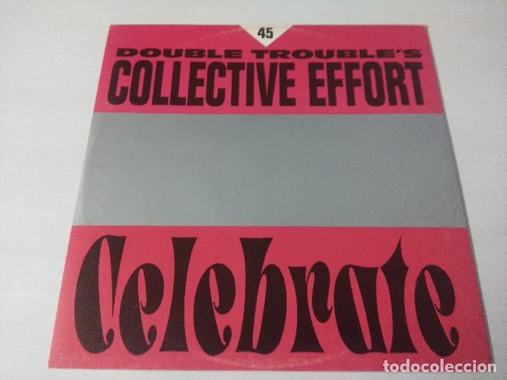 Discos de vinilo: DOUBLE TROUBLESS/COLLECTIVE EFFORT-CELEBRATE/VINILO. - Foto 1