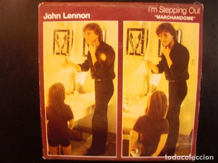 Discos de vinilo: JOHN LENNON- I&acute;M STEPPING OUT. SINGLE MINT - Foto 1