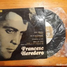 Discos de vinilo: FRANCISCO FRANCESC HEREDERO - EUROVISION GAINSBOURG FRANCE GALL EP SPAIN 1965. Lote 324071478
