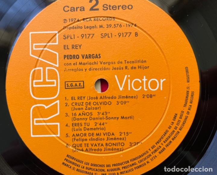 Discos de vinilo: PEDRO VARGAS - EL REY. - Foto 5