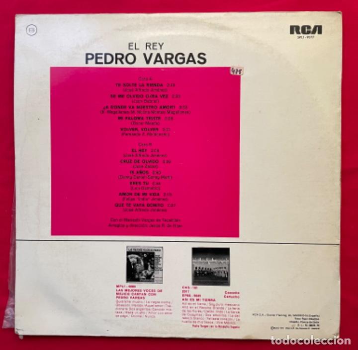 Discos de vinilo: PEDRO VARGAS - EL REY. - Foto 6