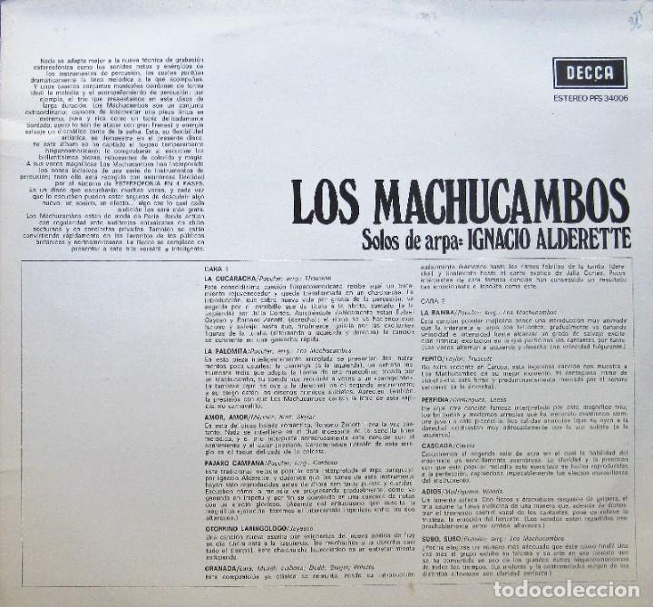 Discos de vinilo: LOS MACHUCAMBOS EN 4 FASES - Foto 2