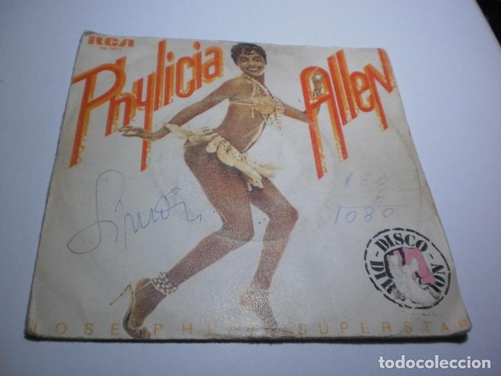 Vinyl-Schallplatten: single phylicia allen. josephine superstar. colors. rca 1978 spain (probado, buen estado)