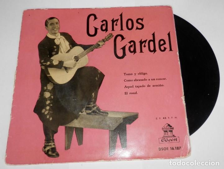 Discos de vinilo: DISCO SINGLE VINILLO DE CARLOS GARDEL - Foto 1