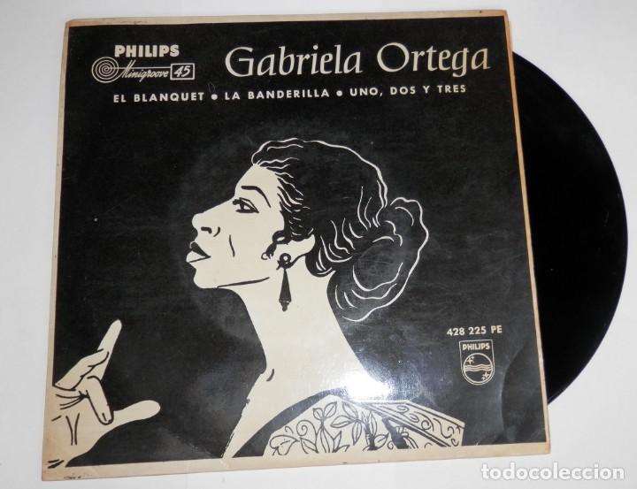 Discos de vinilo: DISCO SINGLE VINILLO DE GABRIELA ORTEGA - Foto 1