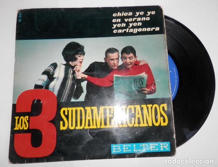 Discos de vinilo: DISCO SINGLE VINILLO DE LOS 3 SUDAMERICANOS - Foto 1