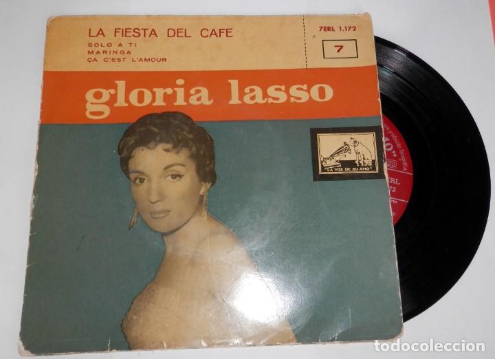 Discos de vinilo: DISCO SINGLE VINILLO DE GLORI LASSO - Foto 1