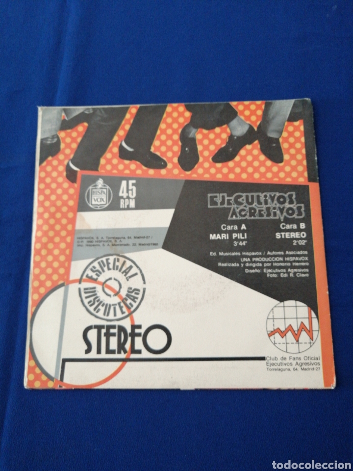 Discos de vinilo: EJECUTIVOS AGRESIVOS (MARI PILI) - Foto 2