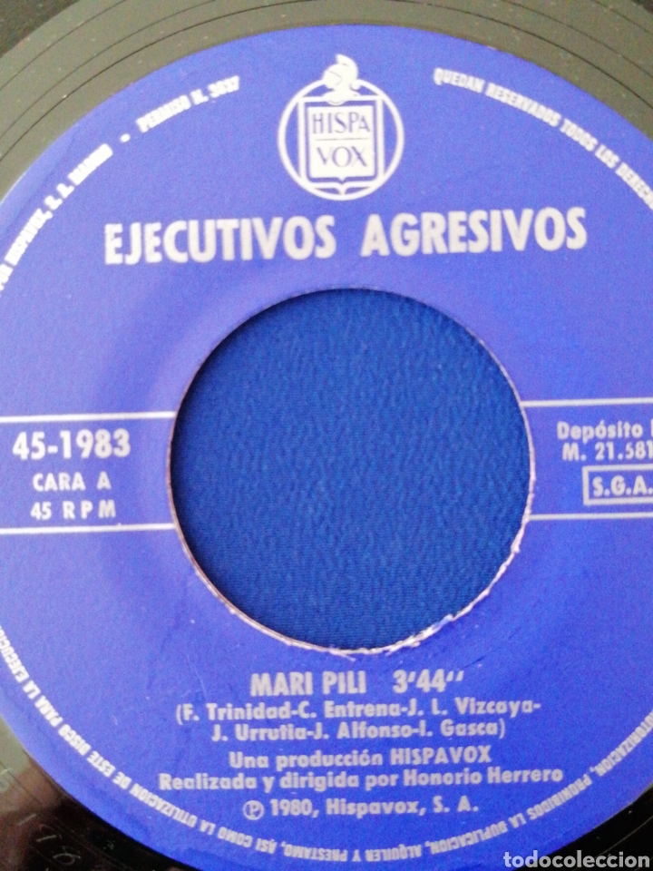 Discos de vinilo: EJECUTIVOS AGRESIVOS (MARI PILI) - Foto 4