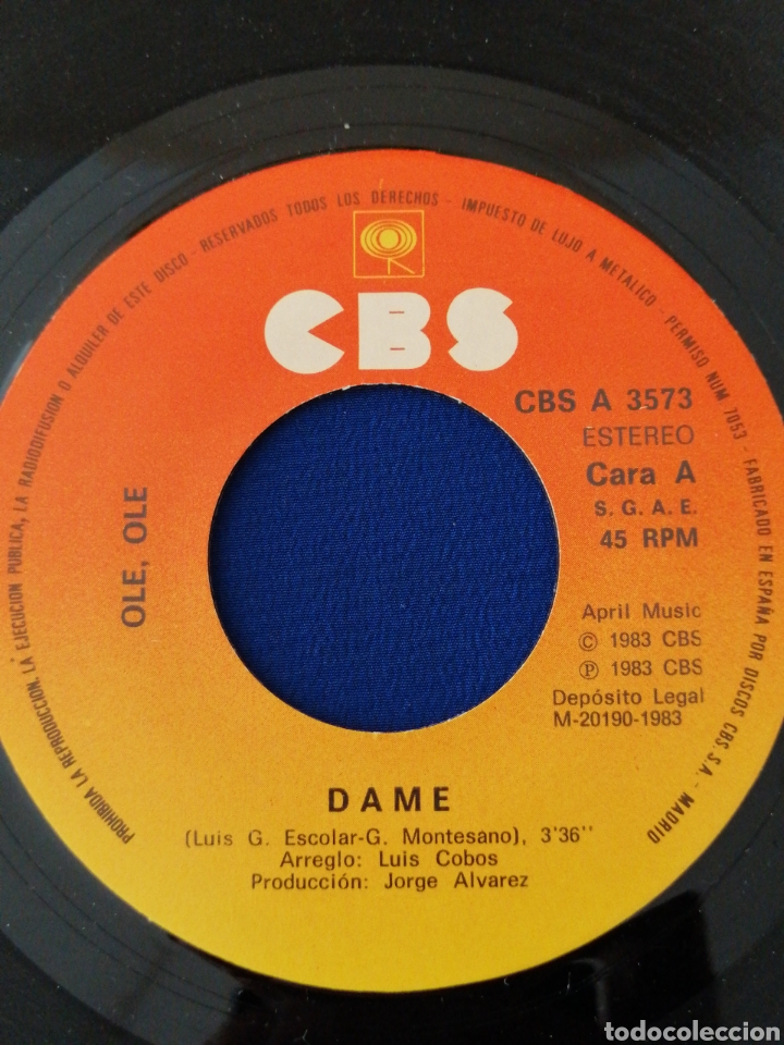 Discos de vinilo: OLE OLE (DAME) - Foto 7