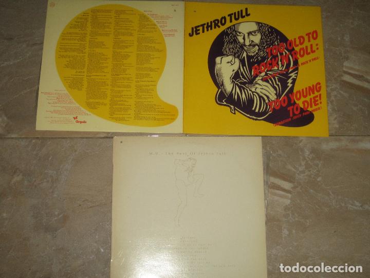 Discos de vinilo: GETHRO TULL - LOTE DE DOS LPS - 1976 - 80 - EDICION ESPA&Ntilde;OLA - VER FOTOS