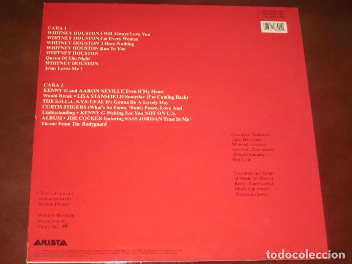 Discos de vinilo: WHITNEY HOUSTON - ED. ESPA&Ntilde;OLA 1992 - Foto 2
