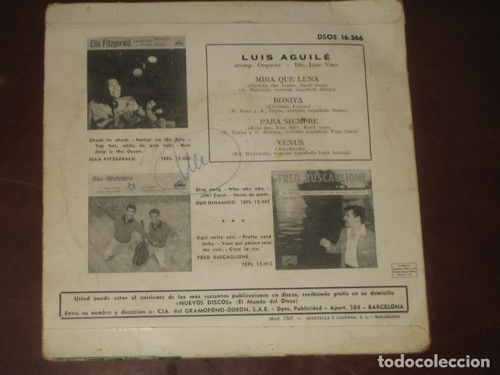 Discos de vinilo: LUIS AGUILE - 1960 - DISCO RARO - Foto 2