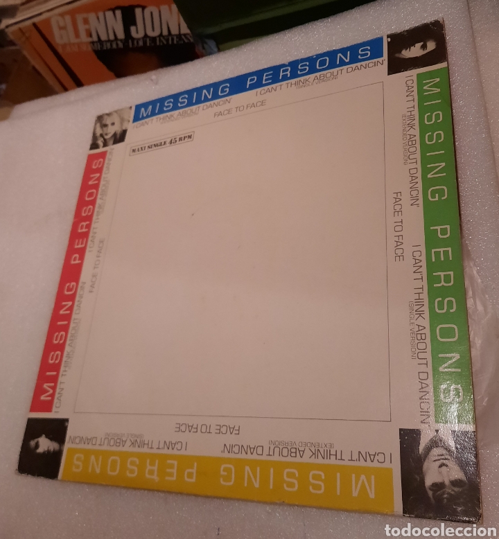 Discos de vinilo: Missing person - I cant think about dancin - Foto 1