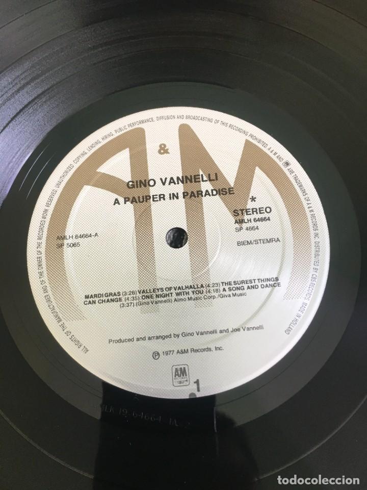 Discos de vinilo: Gino Vannelli &lrm;&ndash; A Pauper In Paradise - Foto 4