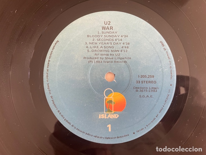 Discos de vinilo: U2 WAR - 1983 - Foto 4