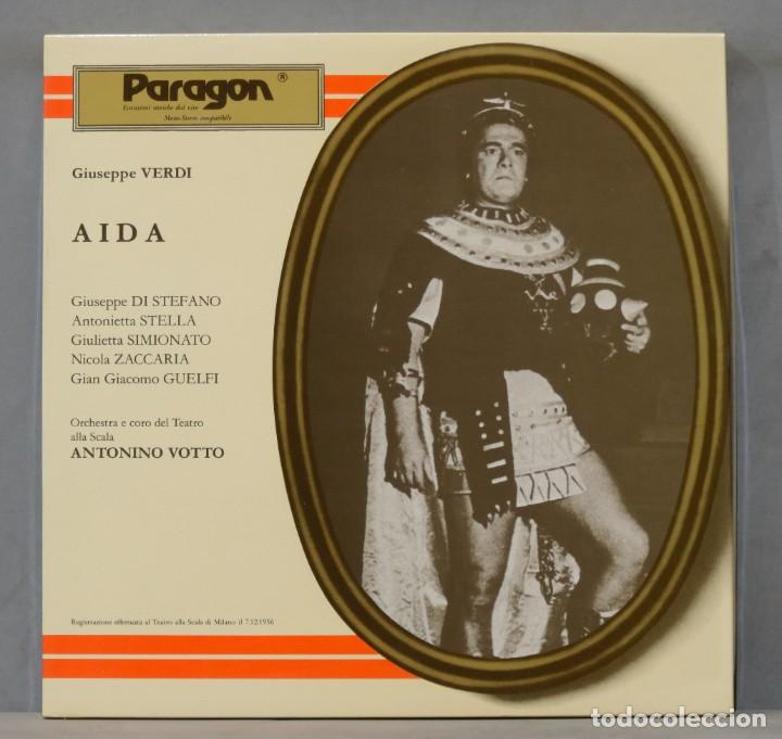 Discos de vinilo: CAJA LP. AIDA. VERDI. VOTTO - Foto 1