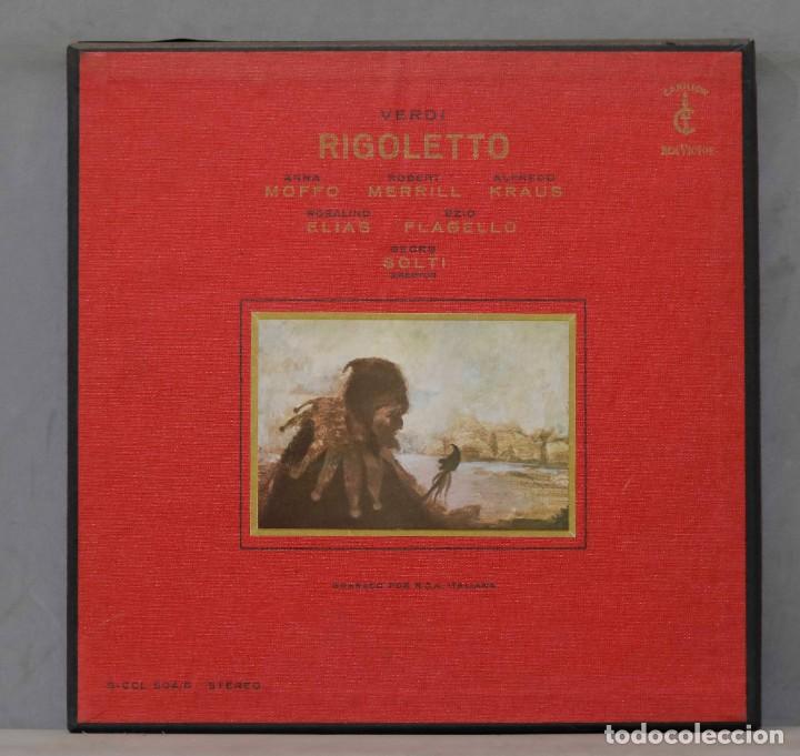 Discos de vinilo: CAJA LP. RIGOLETTO. VERDI. SOLTI - Foto 1