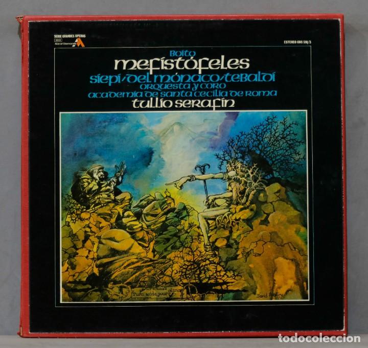 Discos de vinil: CAJA LP. MEFISTOFELES. BOITO. SERAFIN