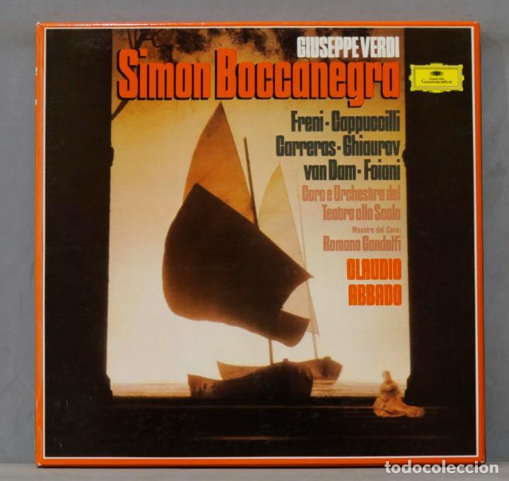 Discos de vinilo: CAJA LP. Abbado. Simon Boccanegra. VERDI - Foto 1