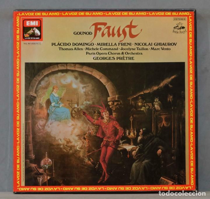 Discos de vinilo: CAJA LP. FAUST. GOUNOD. PRETRE