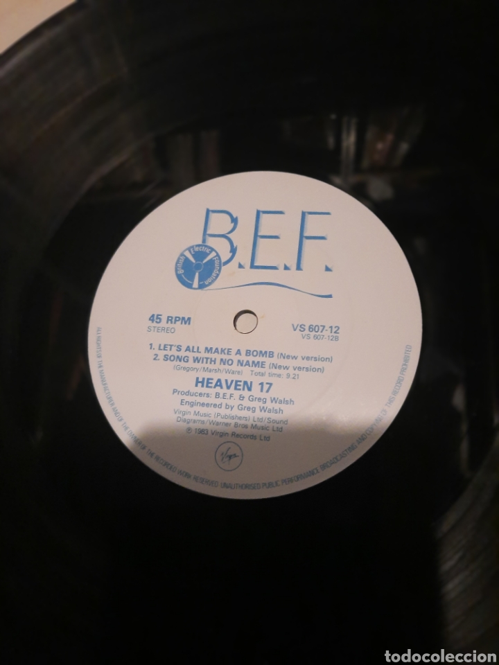 Discos de vinilo: Heaven 17 - come live with me - Foto 2