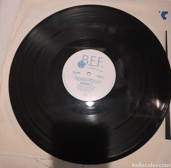 Discos de vinilo: Heaven 17 - come live with me - Foto 3
