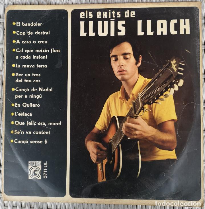 Discos de vinilo: VINILO LP - ELS EXITS DE LLUIS LLACH - Concentric - Foto 1