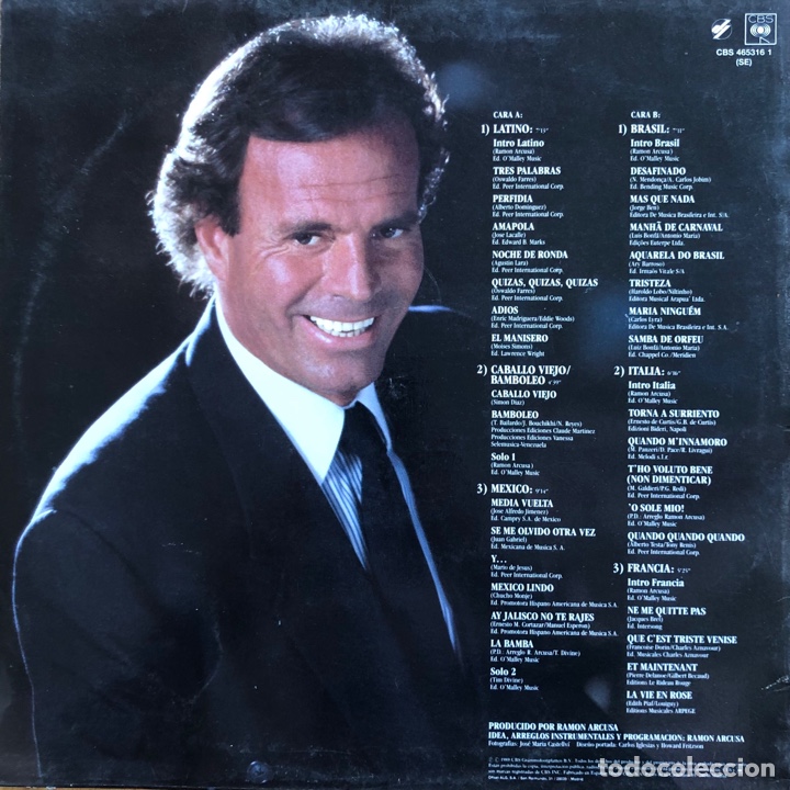 Discos de vinilo: Julio Iglesias - Ra&iacute;ces - Foto 2