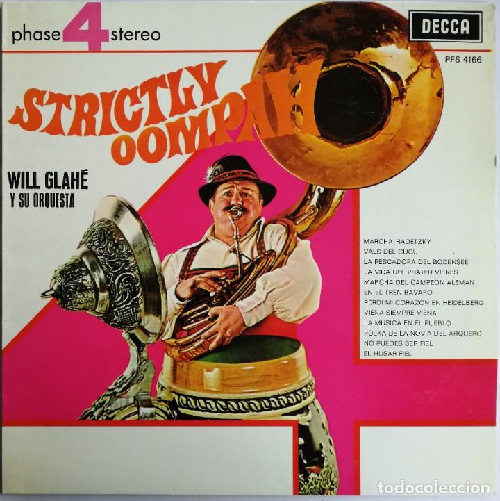Discos de vinilo: Will Glah&eacute; y Su Orquesta, Strictly Oompah, Decca PFS 4166 - Foto 1