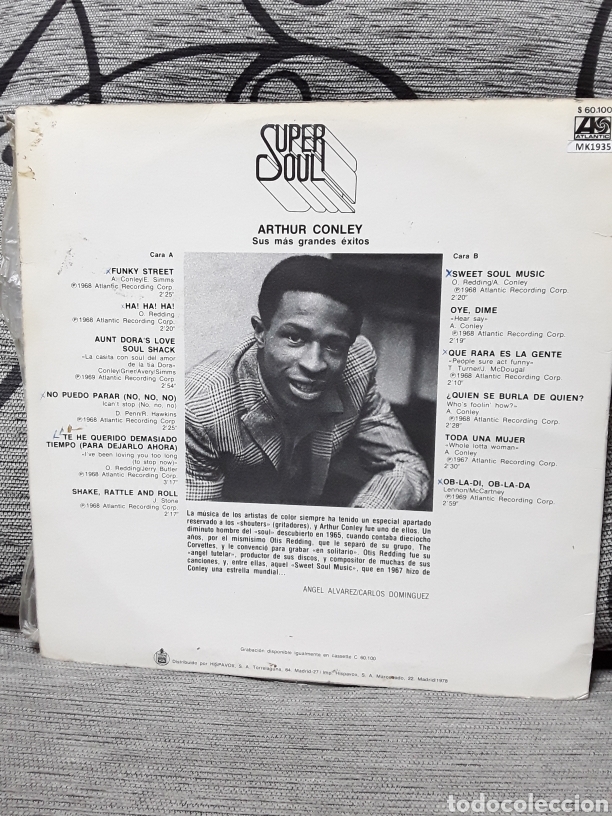 Discos de vinilo: Arthur Conley &lrm;&ndash; Sus M&aacute;s Grandes &Eacute;xitos - Foto 2