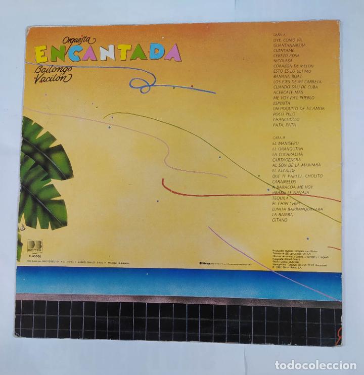 Discos de vinilo: ORQUESTA ENCANTADA. BAILONGO VACILON. LP. TDKLP5 - Foto 2