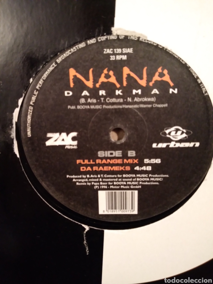 Discos de vinilo: NANA - DARKMAN - ITALIA.96 - Foto 1