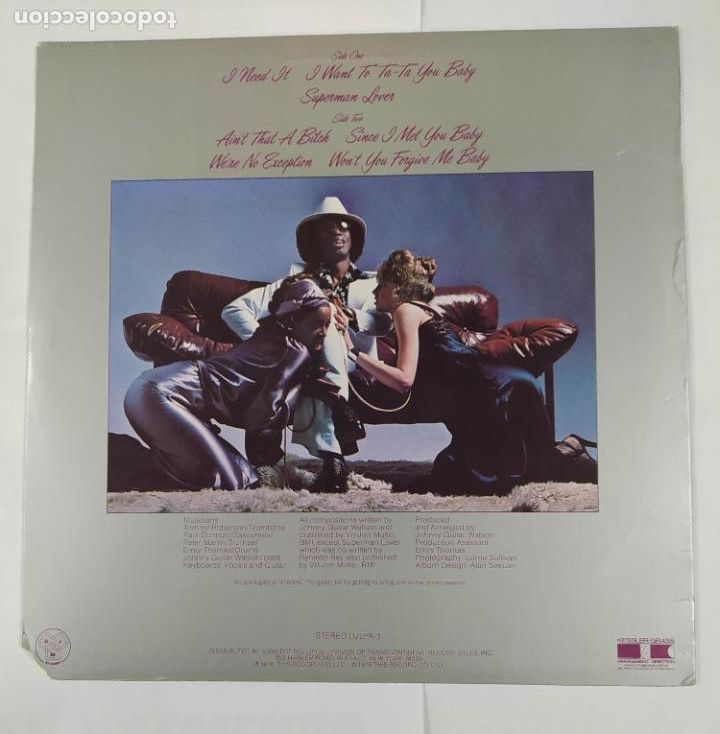 Discos de vinilo: Johnny Guitar Watson - Aint That A Bitch. LP. TDKDA2 - Foto 2