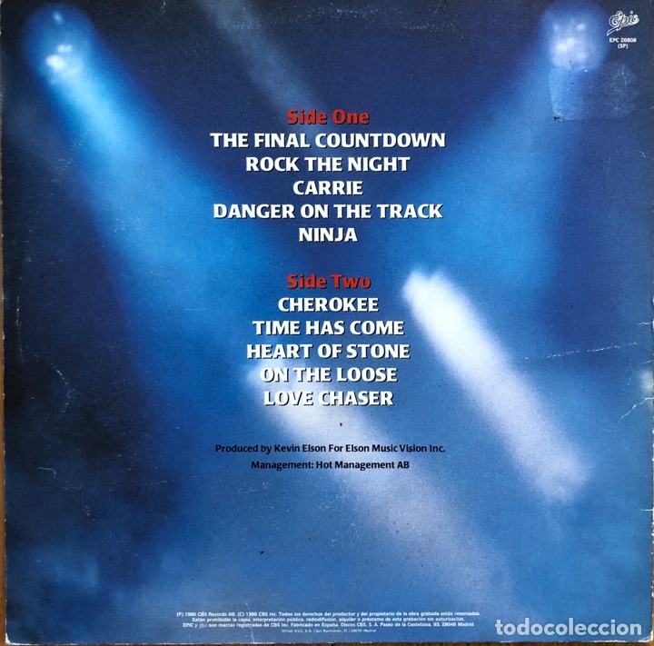 Discos de vinilo: Europe - Foto 2