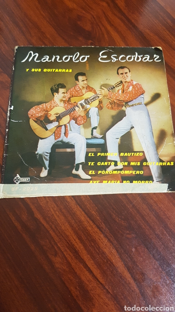 Discos de vinilo: MANOLO ESCOBAR Y SUS GUITARRAS SINGLE - Foto 1