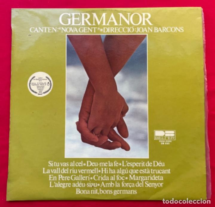 Discos de vinilo: GERMANOR - NOVA GENT - JOAN BARCONS - Foto 1