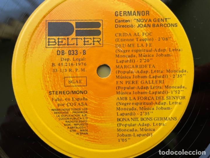 Discos de vinilo: GERMANOR - NOVA GENT - JOAN BARCONS - Foto 2